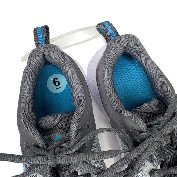 Under Armour Charged Assert 10 Sneakers Boys Size Y6 Blue Gray New - Picture 5 of 9